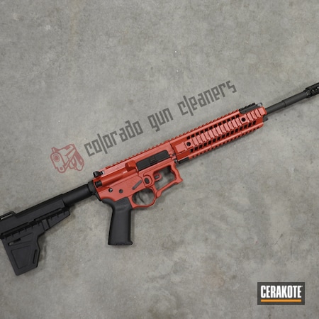 Powder Coating: S.H.O.T,HABANERO RED H-318,AR Pistol,Tactical Rifle,F1 Firearms
