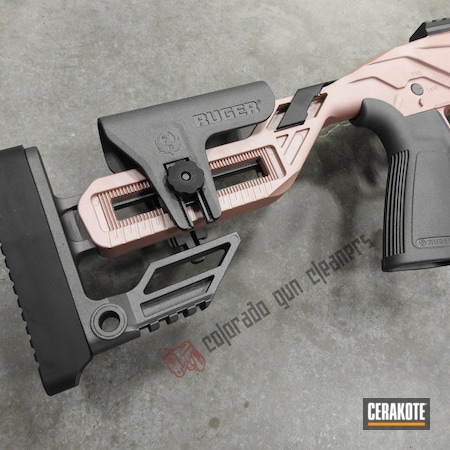 Powder Coating: PINK CHAMPAGNE H-311,S.H.O.T,Ruger Precision Rifle,.17 HMR,Tungsten H-237,Ruger,Bolt Action Rifle