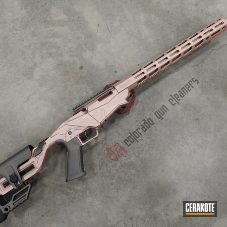 Powder Coating: PINK CHAMPAGNE H-311,S.H.O.T,Ruger Precision Rifle,.17 HMR,Tungsten H-237,Ruger,Bolt Action Rifle