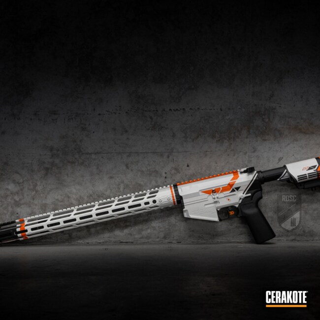 Cerakoted Cs:go Themed Rifle In H-136, H-190 And H-128