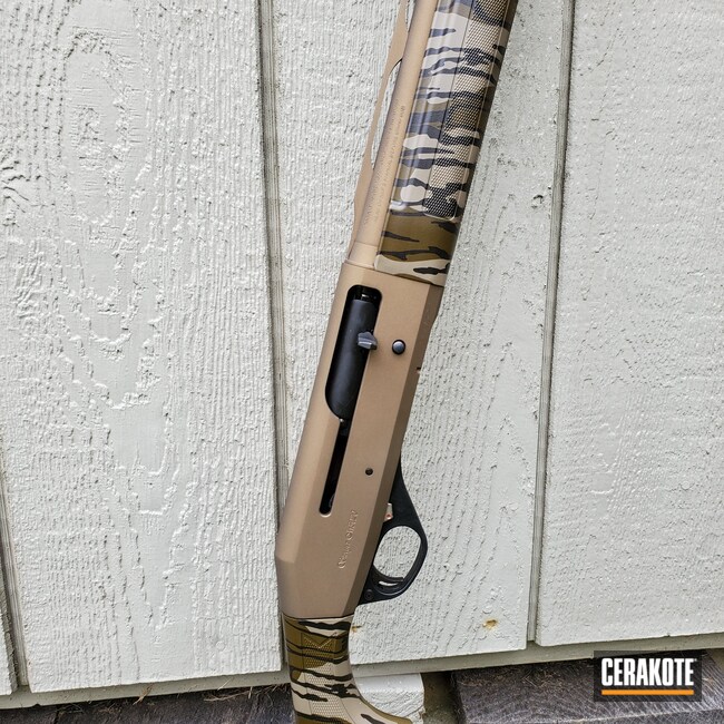Cerakoted: S.H.O.T,Stoeger,Shotgun,20 Gauge,M3020,Midnight Bronze H-294,Turkey Gun