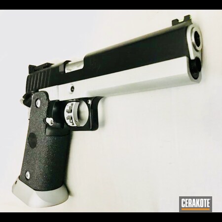 Powder Coating: Graphite Black H-146,1911,S.H.O.T,Pistol,.45,Stainless H-152,STI
