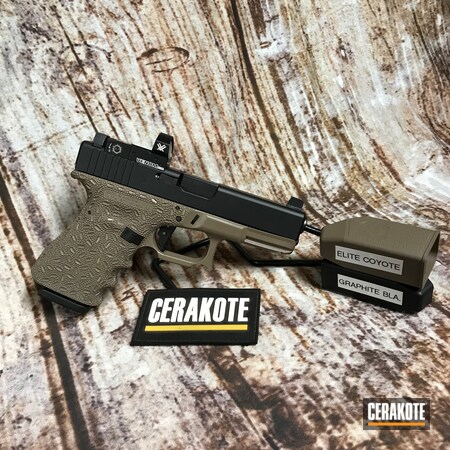 Powder Coating: M17 COYOTE TAN E-170,Graphite Black H-146,Glock,S.H.O.T,Pistol,Glock 19