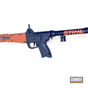 Cerakoted Stihl Themed Kel-tec Sub2k