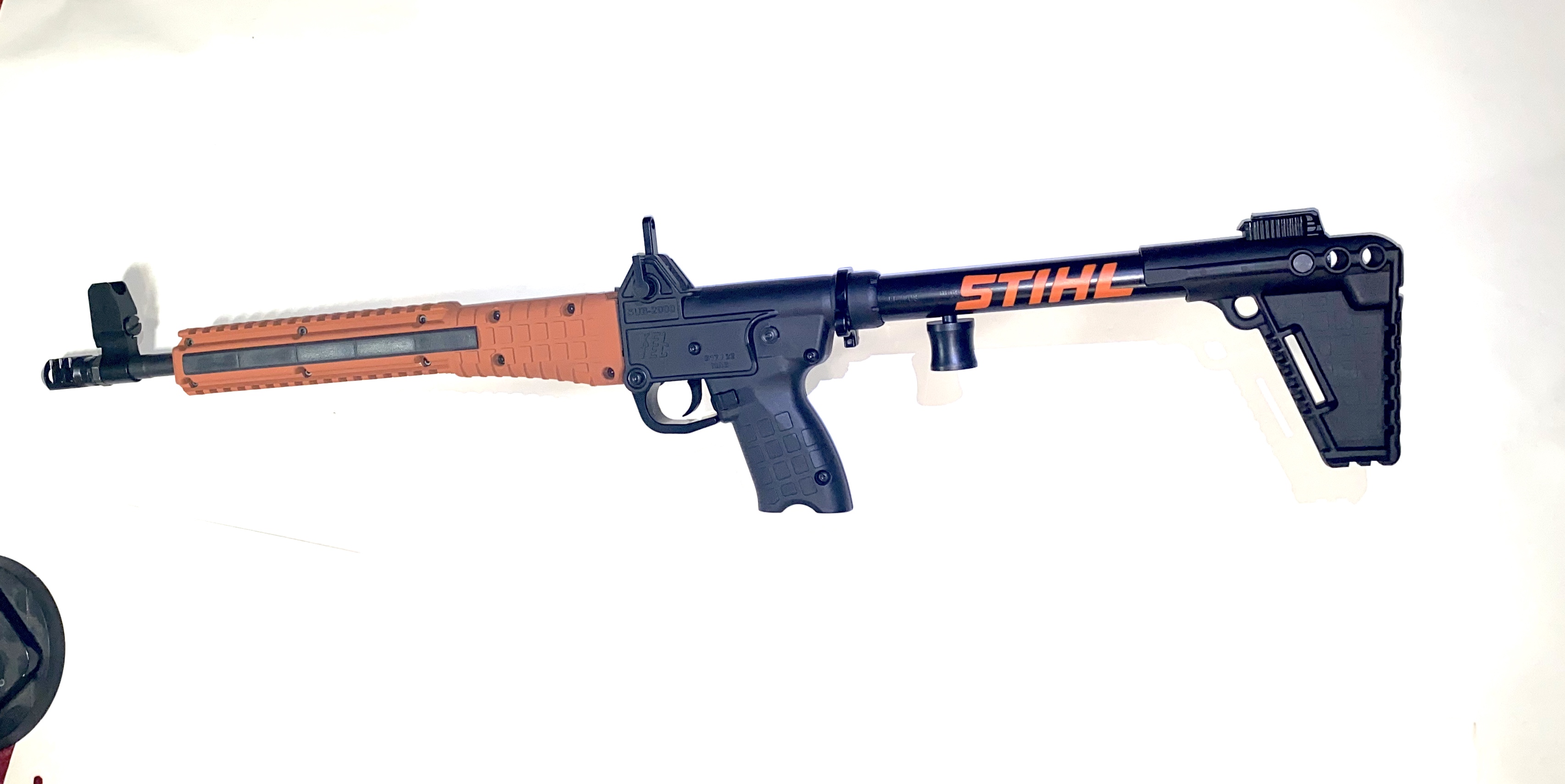 STIHL Themed Kel-Tec Sub2k featuring Hi-vis Orange, Sniper Grey ...