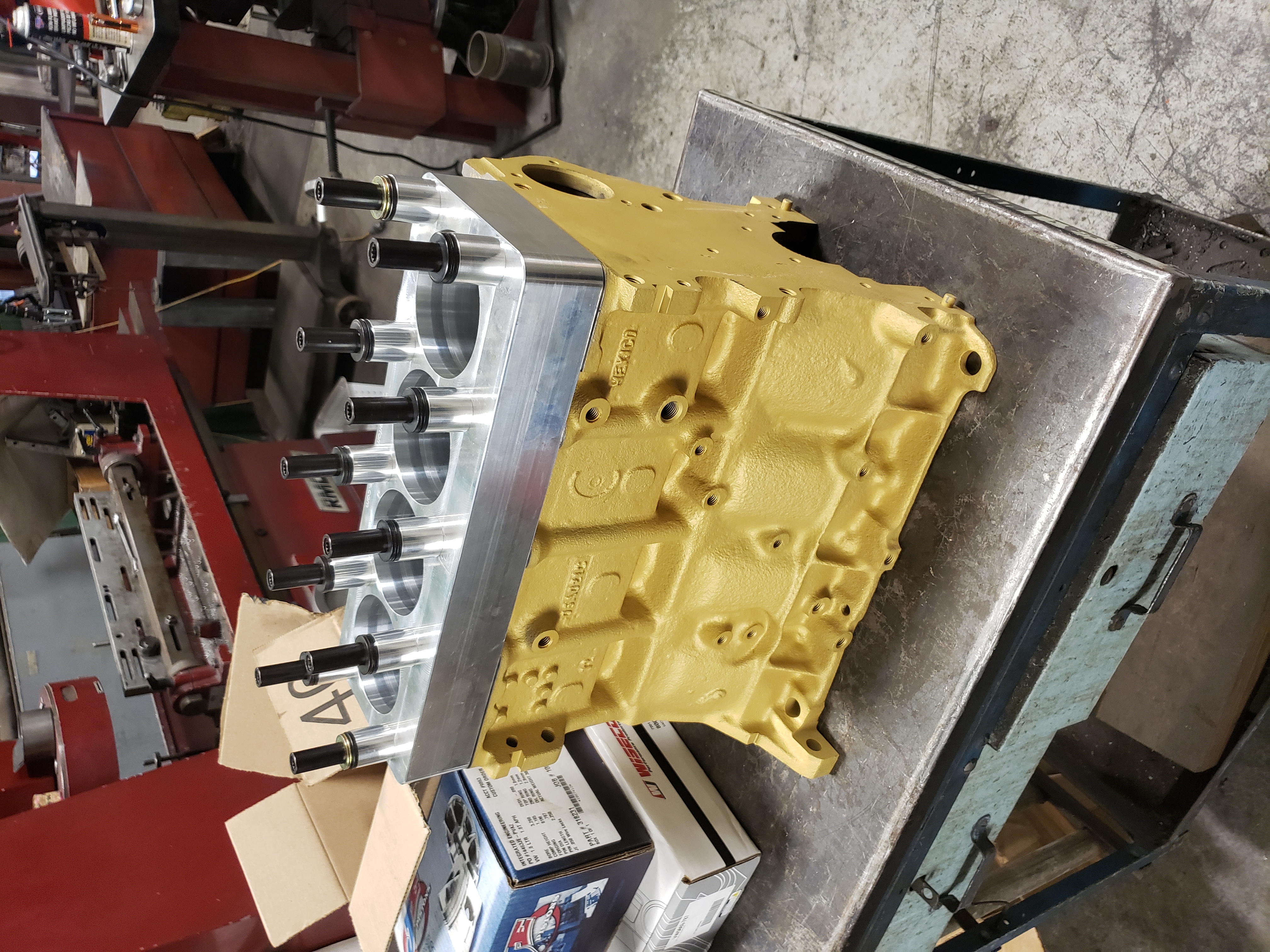 Audi TT Motor Build finished in Cerakote Glacier Gold | Cerakote