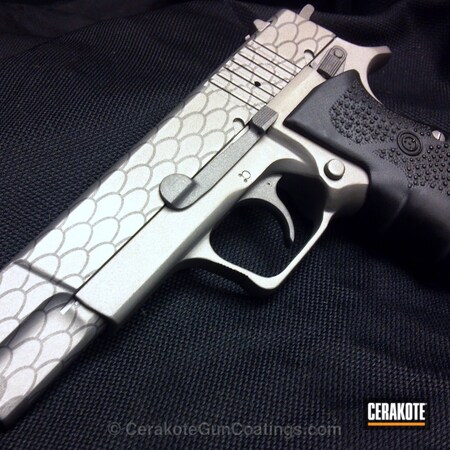 Powder Coating: Handguns,Century Arms, Inc.,South Carolina Cerakote Pistol,Tungsten H-237,Titanium H-170