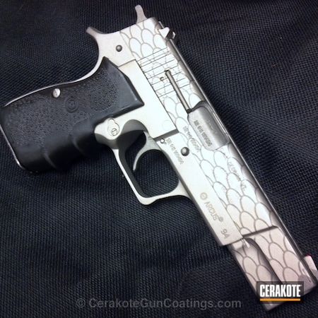 Powder Coating: Handguns,Century Arms, Inc.,South Carolina Cerakote Pistol,Tungsten H-237,Titanium H-170