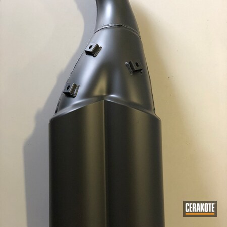 Powder Coating: CERAKOTE GLACIER BLACK C-7600,Automotive,More Than Guns,Exhaust