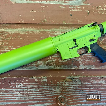 Powder Coating: Zombie Green H-168,Can Cannon,S.H.O.T