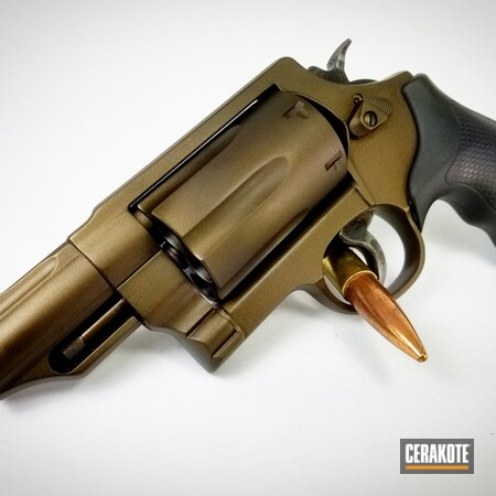 Powder Coating: Midnight Bronze H-294,Smith & Wesson,S.H.O.T,Revolver,410,Governor,45 ACP