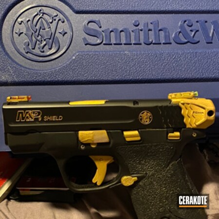 Powder Coating: Smith & Wesson M&P,Graphite Black H-146,Two Tone,S.H.O.T,Pistol,Gold H-122,M&P Shield 9mm