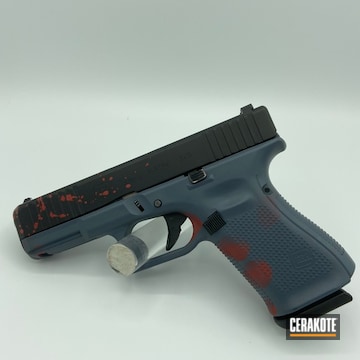 Cerakoted Custom Glock 19 In H-146, H-216 And H-345