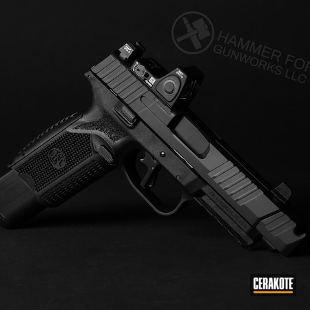 Powder Coating: Graphite Black H-146,FNH,S.H.O.T,Handguns,FN Herstal,Pistol,FN Mfg.,FN 509