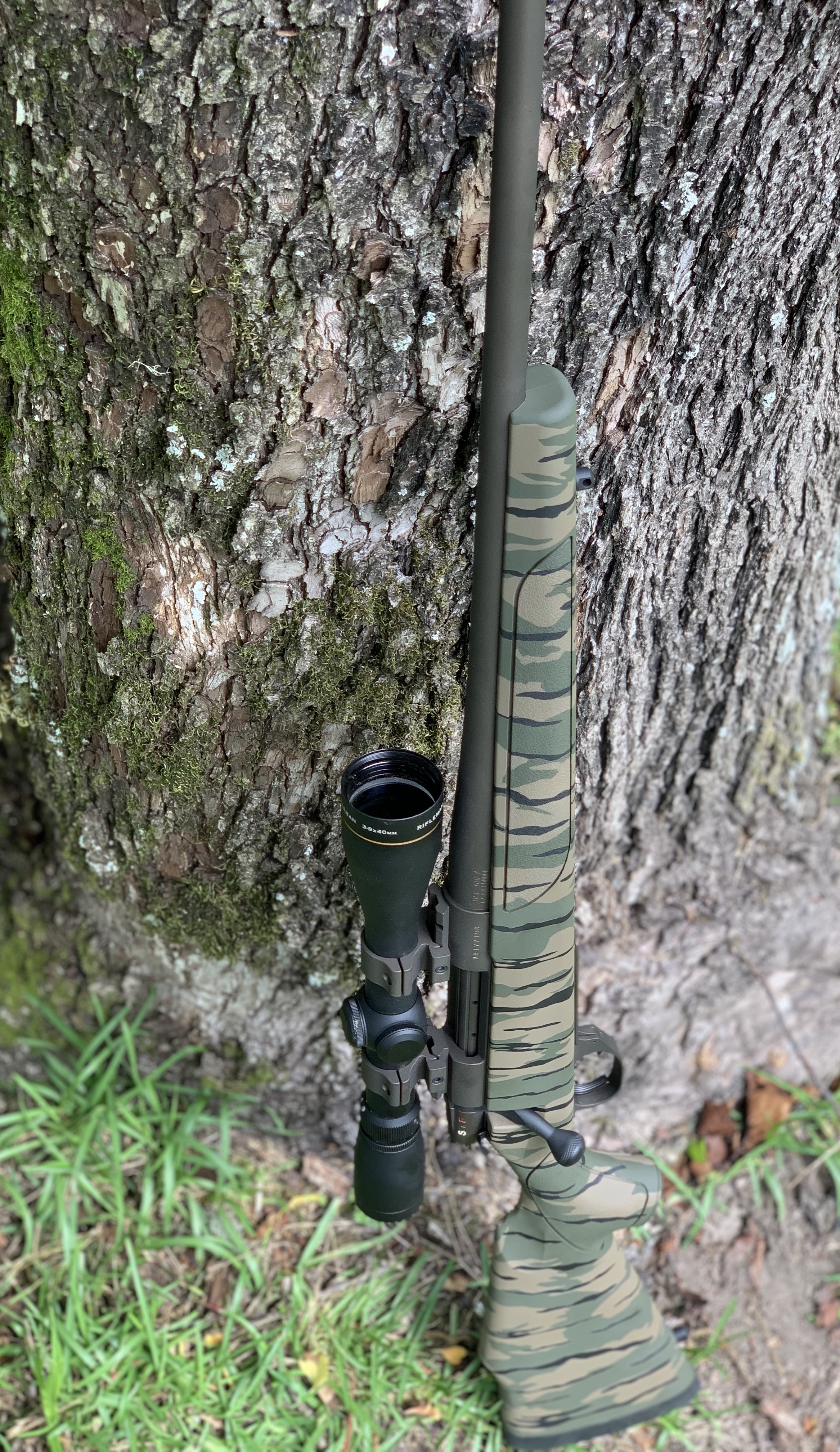 Refinished Rifle Scope done in Graphite Black | Cerakote