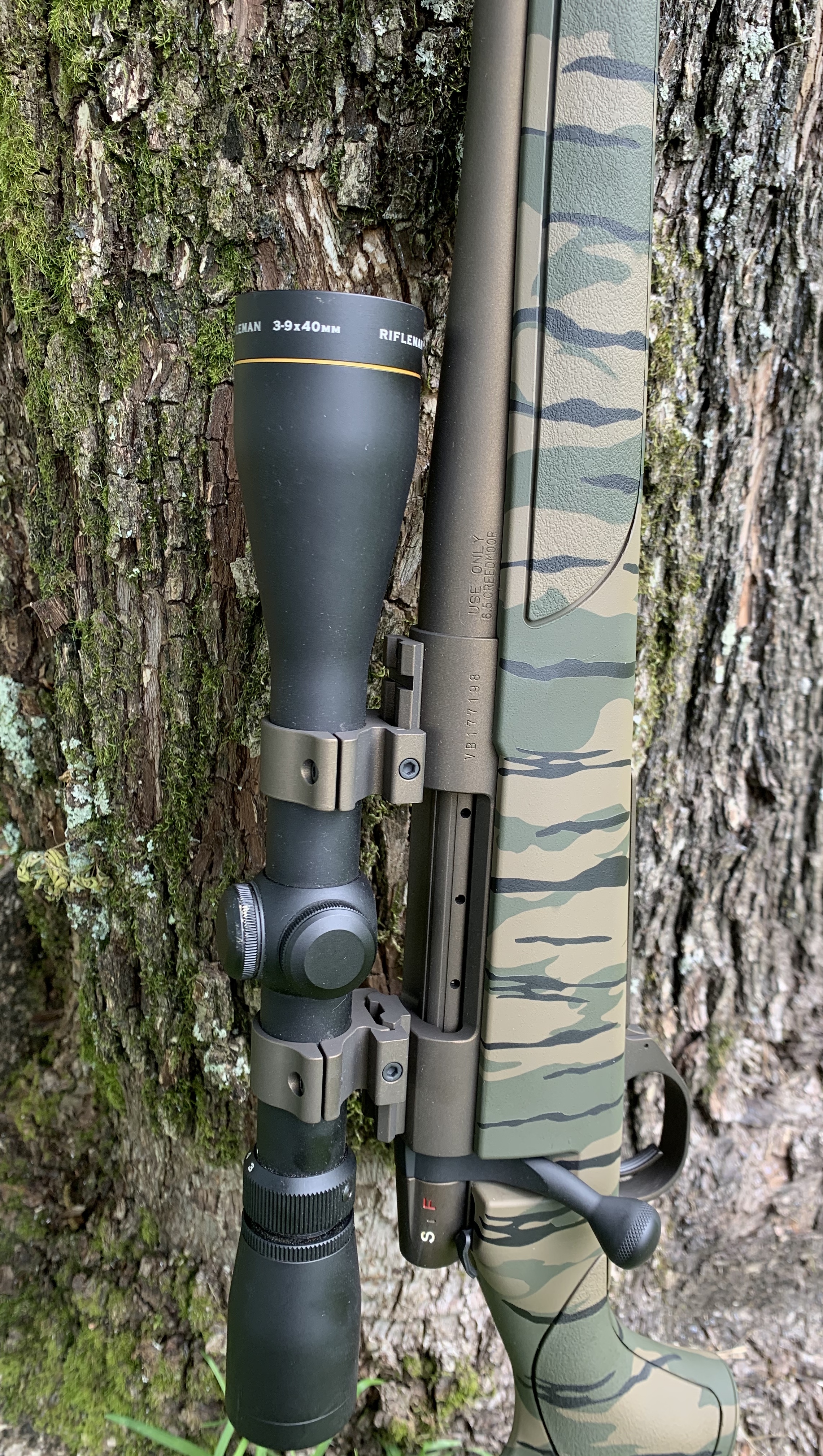 Refinished Rifle Scope done in Graphite Black | Cerakote