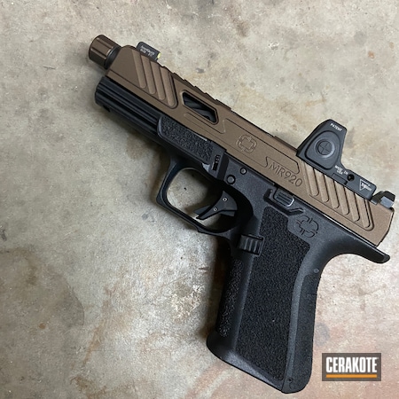 Powder Coating: Midnight Bronze H-294,S.H.O.T,Pistol,Shadow Systems,9mm Luger,MR920