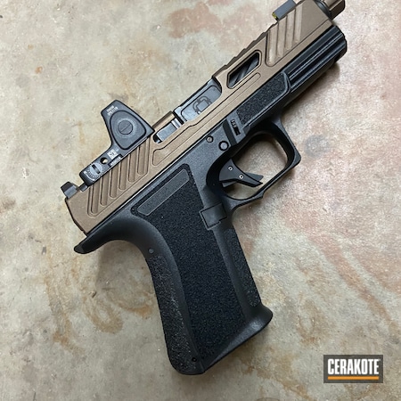 Powder Coating: Midnight Bronze H-294,S.H.O.T,Pistol,Shadow Systems,9mm Luger,MR920