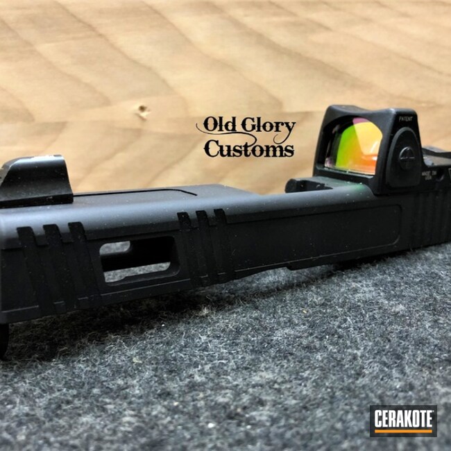 Cerakoted Custom Glock 19 Slide In H-190
