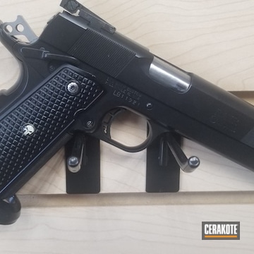 Cerakoted Les Baer Handgun In E-100