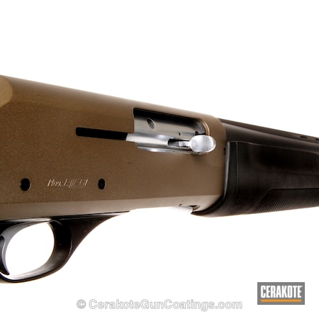 Powder Coating: Shotgun,Armor Black H-190,Remington,Burnt Bronze H-148,Mossberg