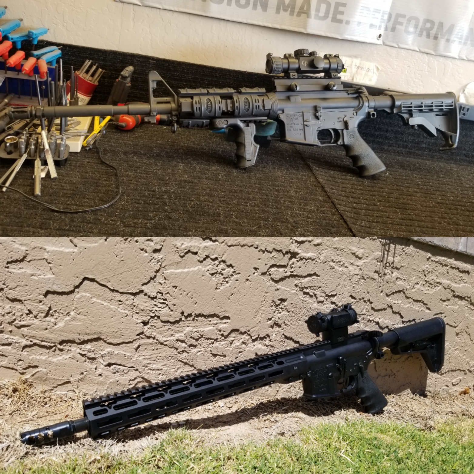 Custom Epoxy Rifle Custom Rifle finished in Graphite Black | Cerakote
