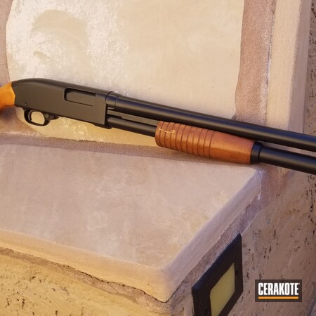 Powder Coating: Graphite Black H-146,Shotgun,S.H.O.T,best cerakote applicator and gunsmith  arizona,