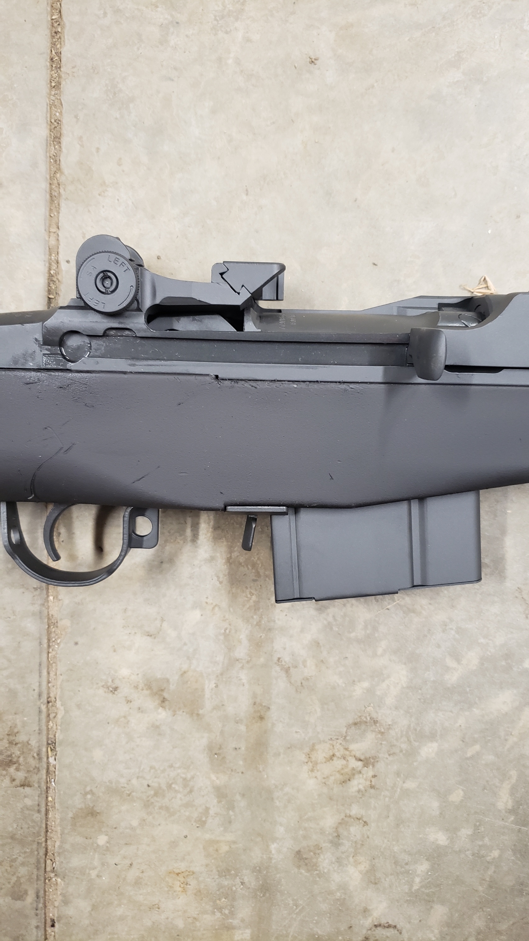 Refinished M14 Rifle featuring Sniper Grey, Graphite Black and O.D ...