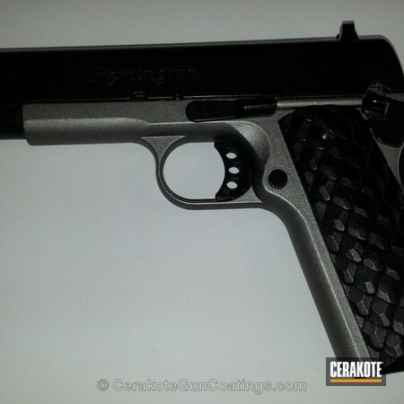 Powder Coating: Graphite Black C-102,1911,Handguns,Stainless C-129,Remington