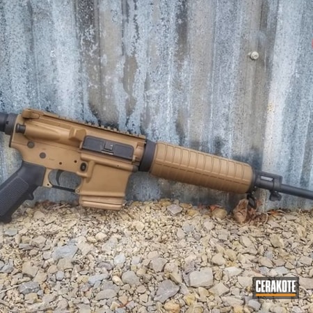 Powder Coating: 5.56,Two Tone,S.H.O.T,.223,Tactical Rifle,AR-15,Coyote Tan H-235