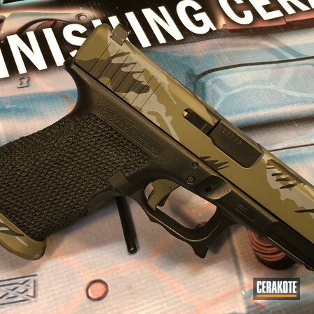 Powder Coating: 9mm,Graphite Black H-146,Glock,Pistol,Glock 19,BATTLESHIP GREY H-213,O.D. Green H-236,Rhodesian Camo