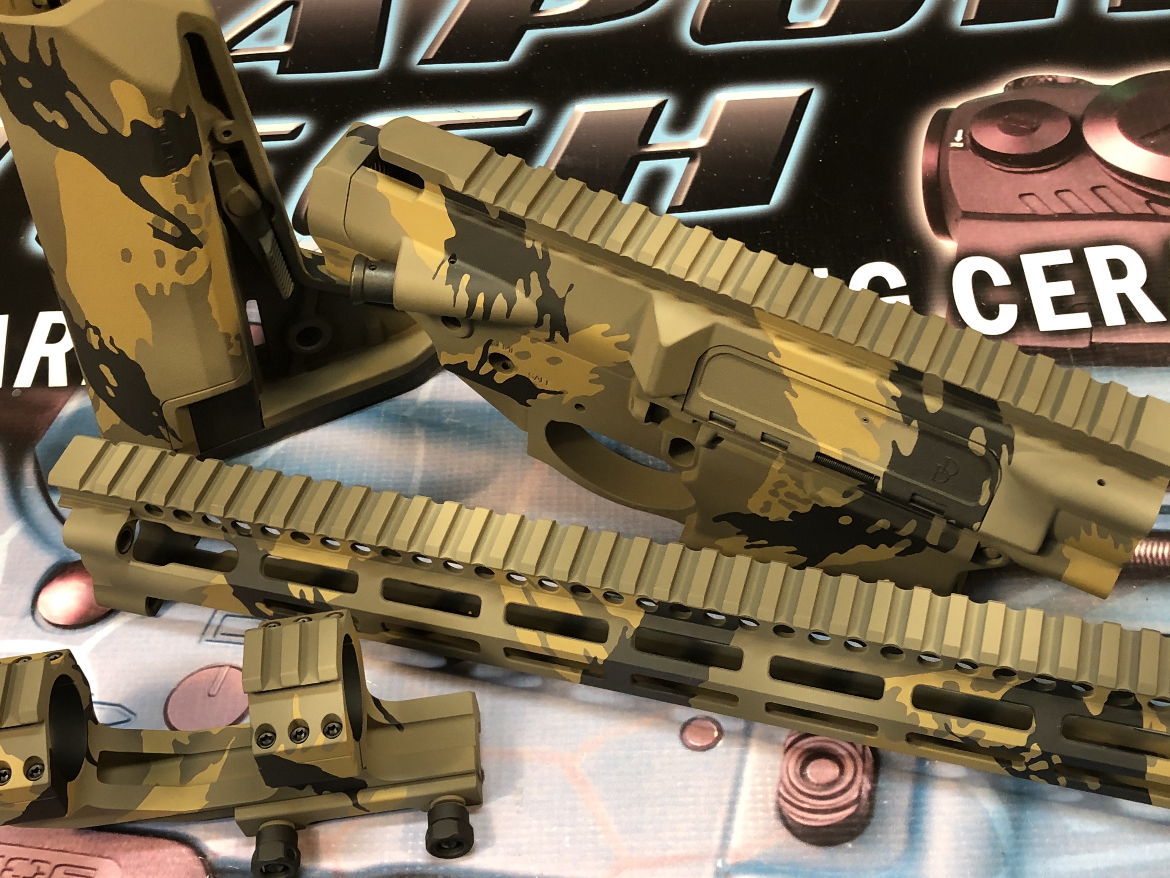 Custom .308 Parts in Noveske Tiger Eye Brown, Patriot Brown and ...