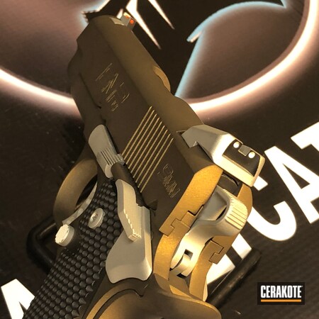 Powder Coating: 9mm,Graphite Black H-146,S.H.O.T,Pistol,Springfield 1911,Springfield Armory,Shimmer Aluminum H-158,Burnt Bronze H-148