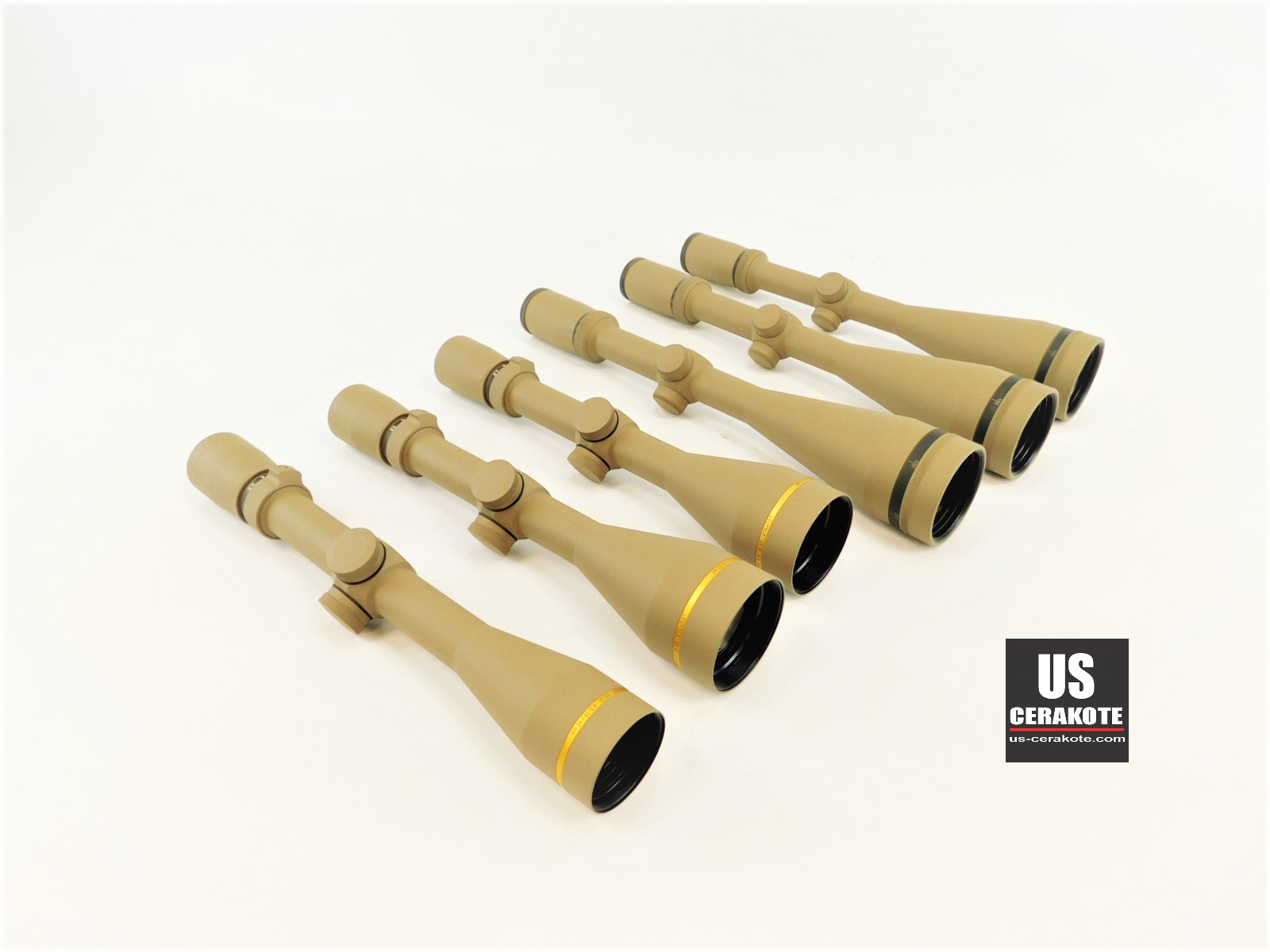 Fde Rifle Scope Rings Refinished Rifle Scopes done in Flat Dark Earth | Cerakote