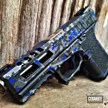 Powder Coating: 9mm,Glock,S.H.O.T,Pistol,Cobalt H-112,Digital Camo,Glock 17,Titanium H-170,BLUE FLAME C-158