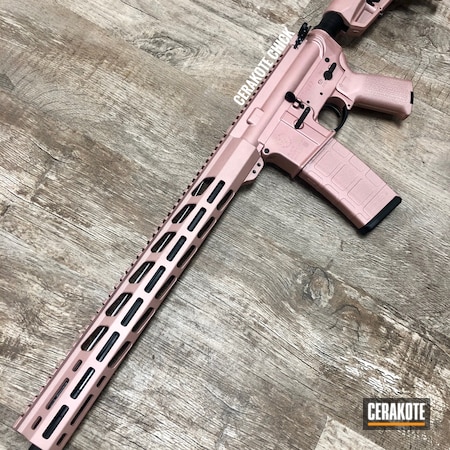 Powder Coating: ROSE GOLD H-327,AR,S.H.O.T,.223,Tactical Rifle
