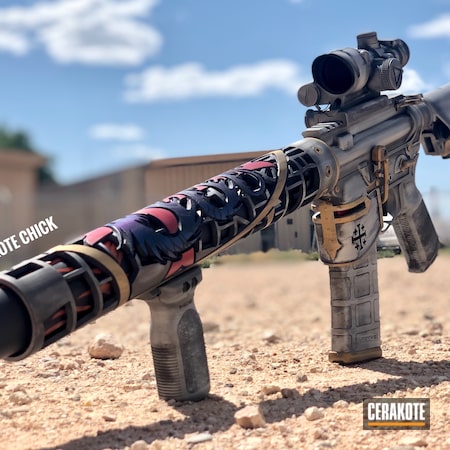 Powder Coating: Graphite Black H-146,Crusader,AR,S.H.O.T,Unique-Ars,Gold H-122,USMC Red H-167,Tactical Rifle,Stainless H-152,Custom Rail,Knights
