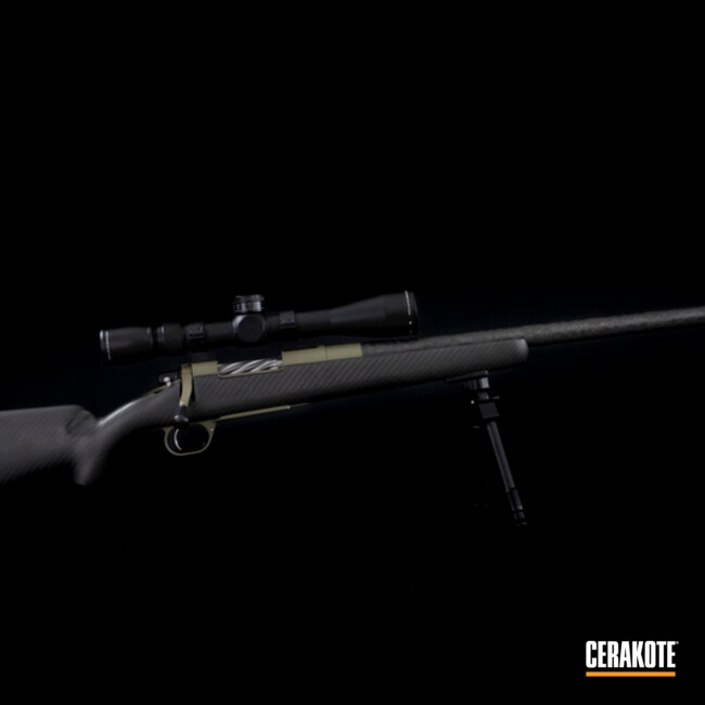 Cerakoted 6.5 Creedmoor Rifle In H-341