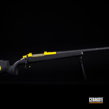 Powder Coating: Graphite Black H-146,S.H.O.T,Electric Yellow H-166,Snowy Mountain Rifles,SQUATCH GREEN H-316,Rifle,Bolt Action Rifle