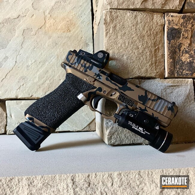 Glock 17 FS GEN5 Custom- Burnt Bronze Lining - LEGACY CUSTOM EDITION