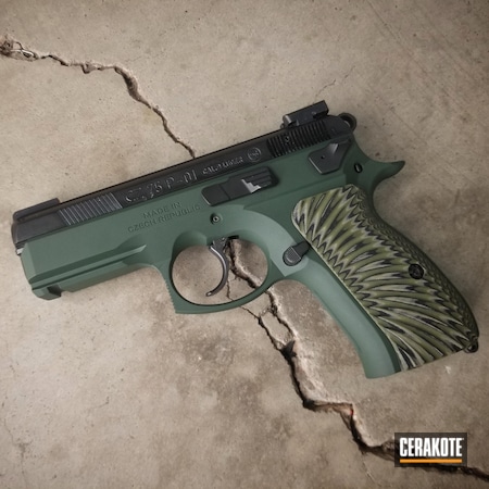 Powder Coating: S.H.O.T,Highland Green H-200,Pistol,CZ,CZ-USA,CZP01