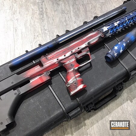 Powder Coating: Graphite Black H-146,Snow White H-136,NRA Blue H-171,S.H.O.T,USMC Red H-167,Tactical Rifle,American Flag