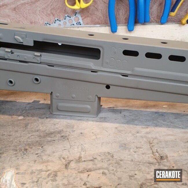 Cerakoted Airsoft Rifle Frame In C-267