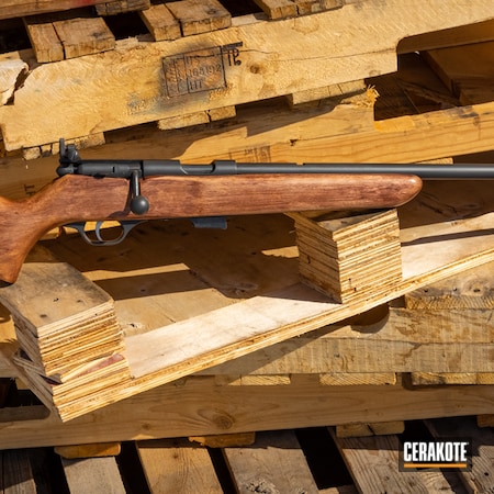 Powder Coating: Smoke E-120,S.H.O.T,.22,Complete Restoration,Rifle,Bolt Action Rifle