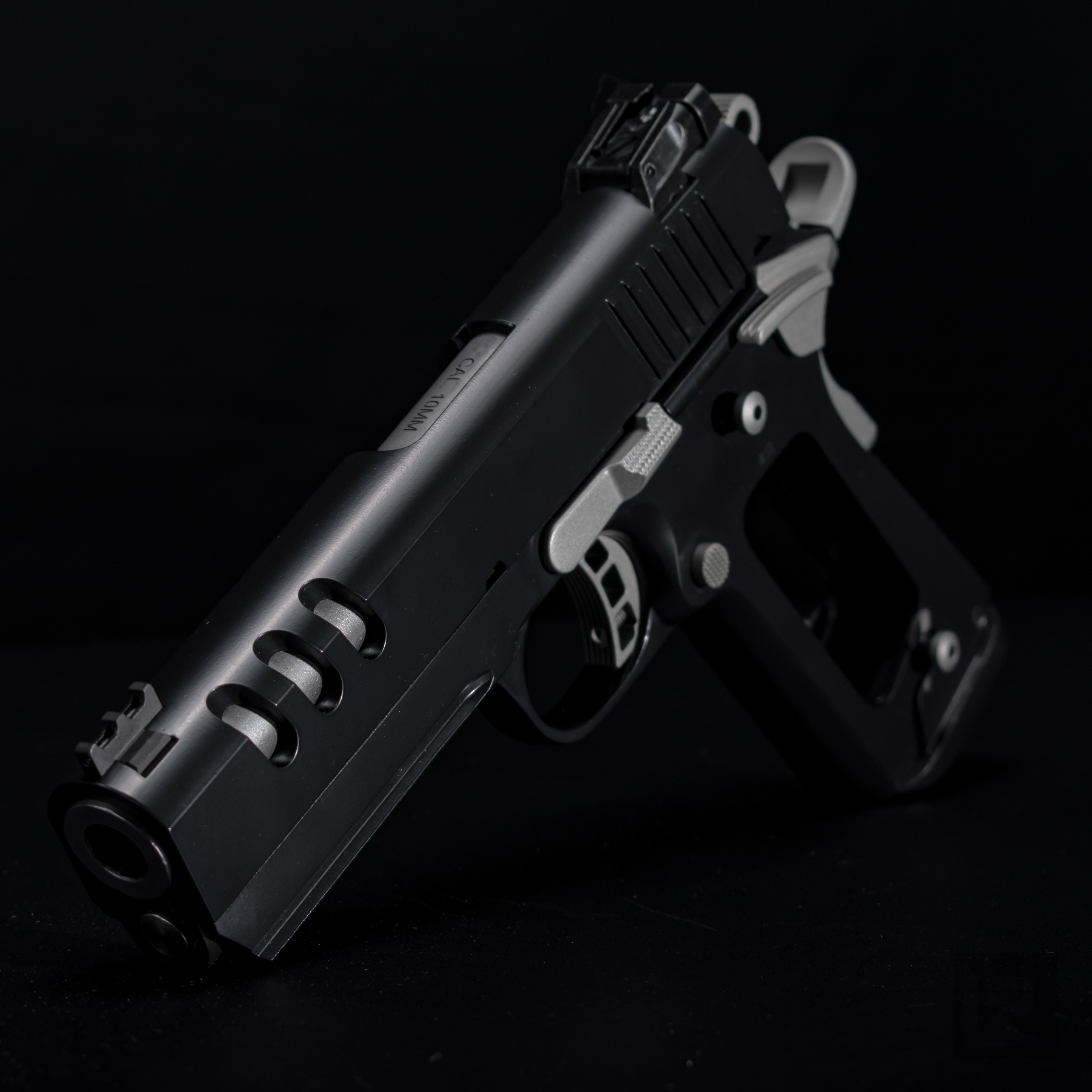 Two Tone Rocker Two Toned Rock ISland Armory 2011 Handgun in Satin Mag and Blackout ...