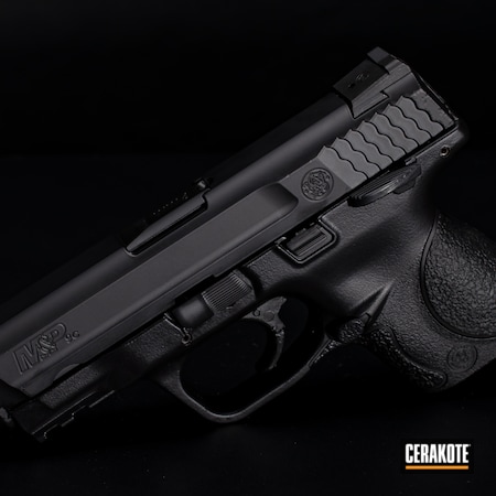 Powder Coating: 9mm,Firearm,Graphite Black H-146,Smith & Wesson,M&P Shield,S.H.O.T,Pistol,M&P