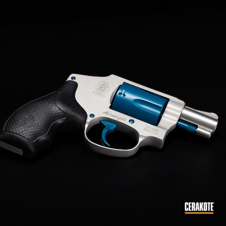 Powder Coating: Firearm,Smith & Wesson,S.H.O.T,Revolver,38 Special,S&W,Sky Blue H-169