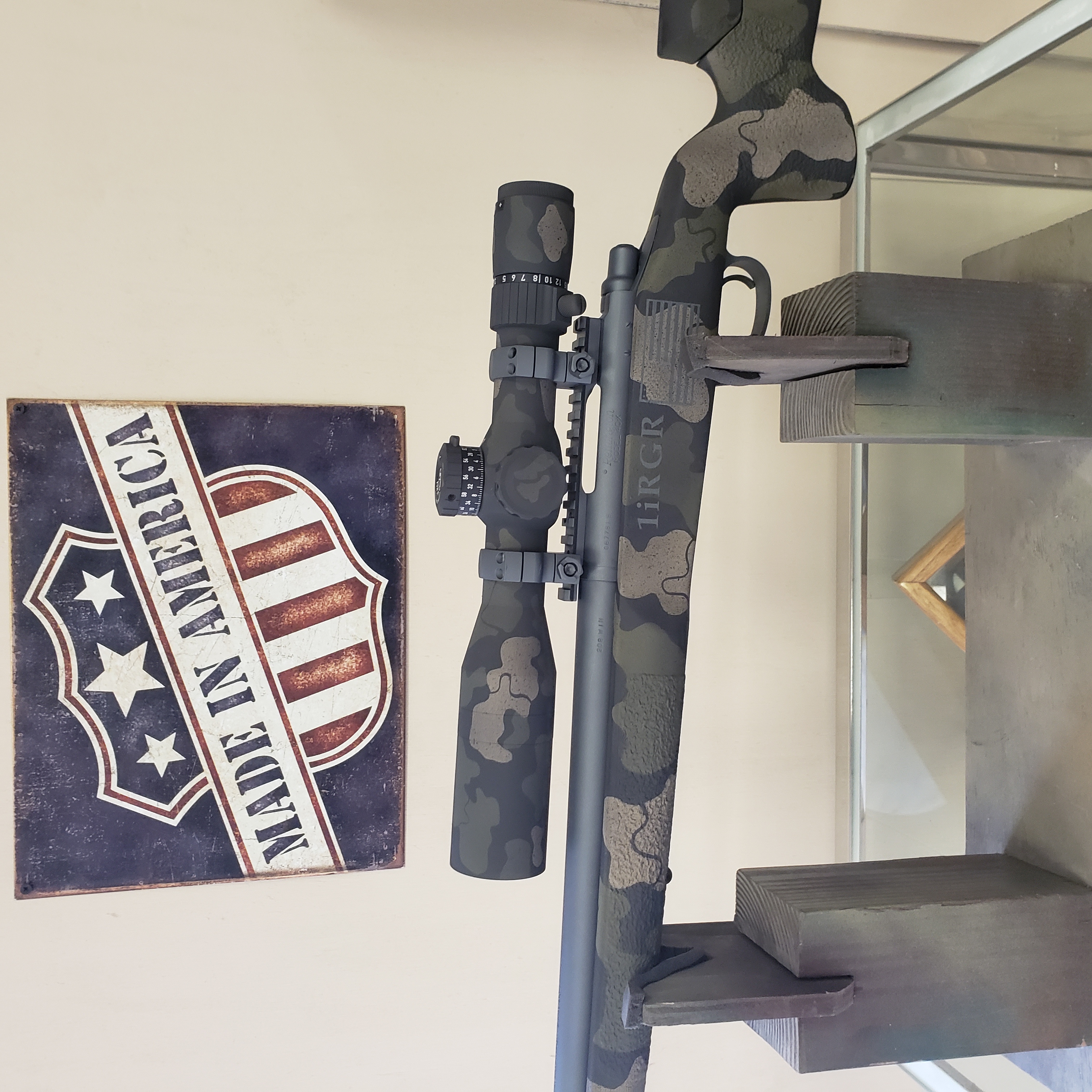 MultiCam Bolt Action Rifle finished with Graphite Black, Stone Grey and ...