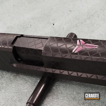 Cerakoted Custom Pistol Slide In H-109, H-146, H-217 And H-224