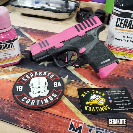 Powder Coating: 9mm,Graphite Black H-146,Two Tone,S.H.O.T,SIG™ PINK H-224,Pistol,Springfield Armory,Hellcat